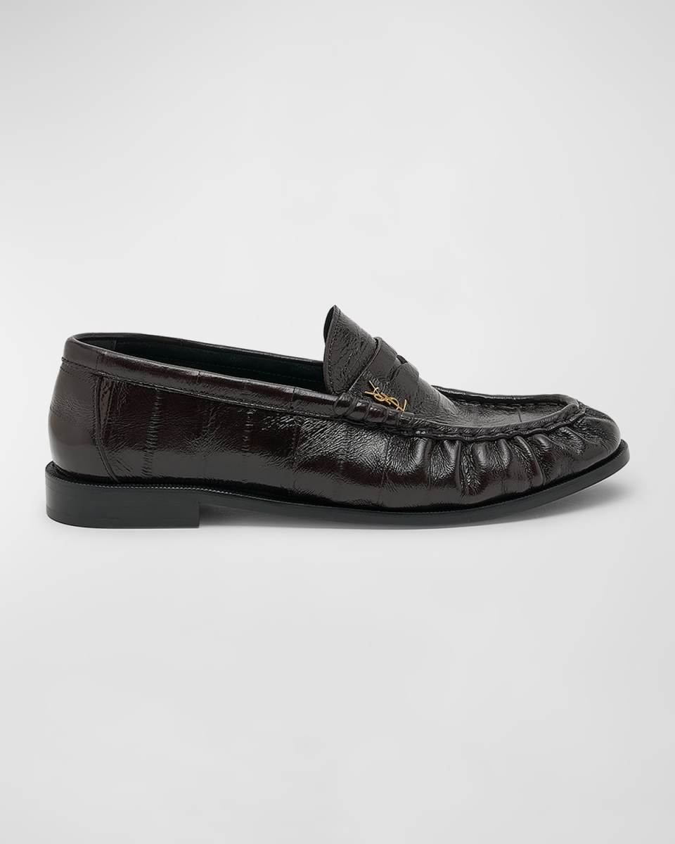 Le Leather YSL Penny Loafers